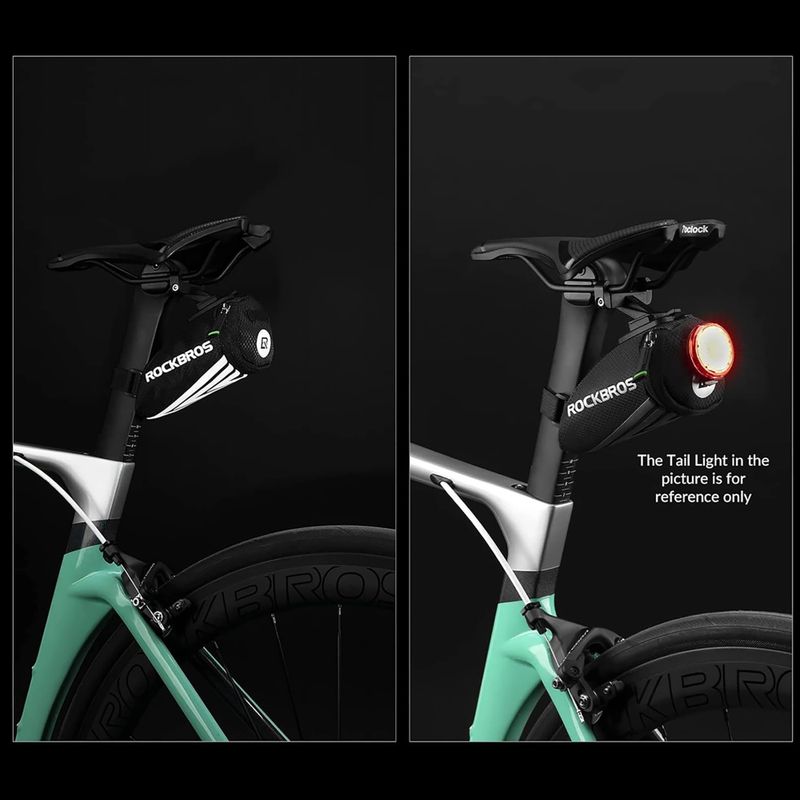Satteltasche fürs Fahrrad Rockbros C28BK Bike Saddle Bag black 5