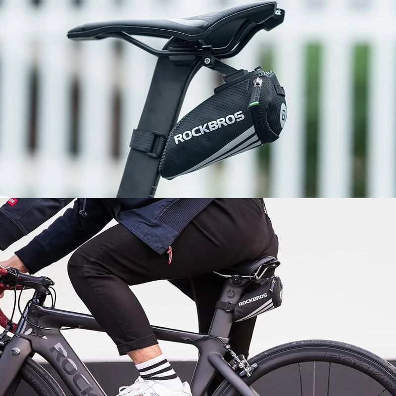 Satteltasche fürs Fahrrad Rockbros C28BK Bike Saddle Bag black 6