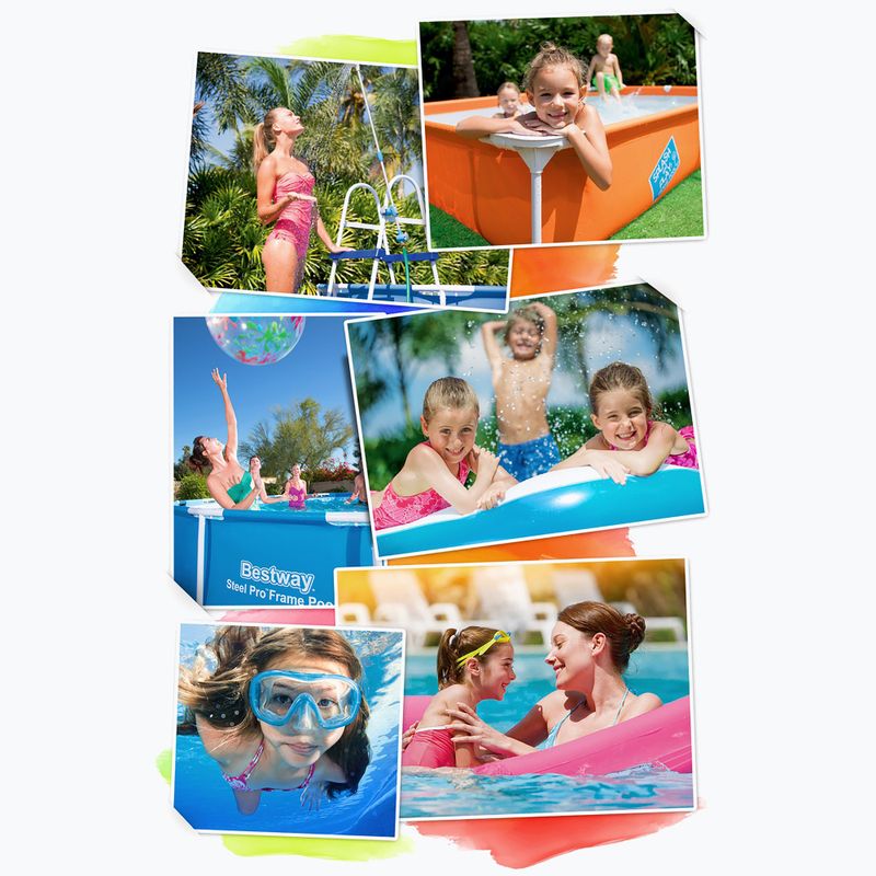 Bestway Power Steel Swim Vista Series Oval Pool Set 427x250 cm grau 12