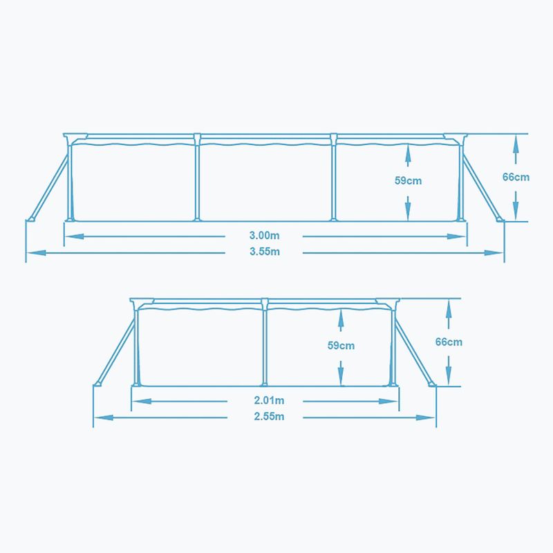 Bestway Steel Pro Pool 300 cm blau 5