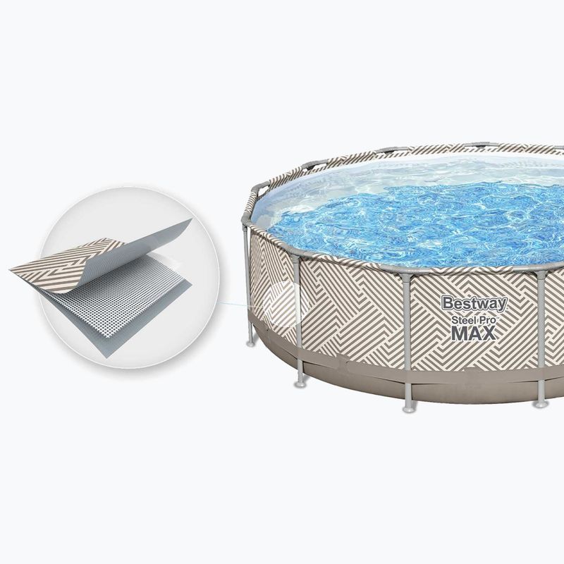 Bestway Steel Pro Max Pool Set 396 x 107 cm beige 6
