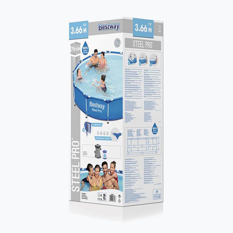 Bestway 366cm Stahl Pro Rahmen Pool 56681 2