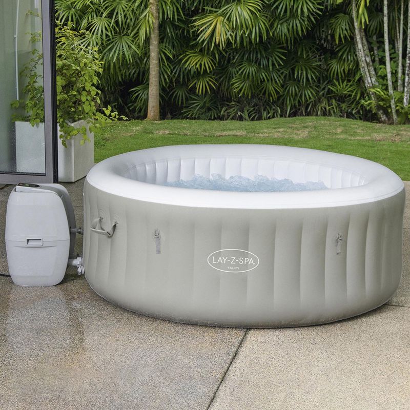 Bestway Lay-Z-Spa Tahiti aufblasbarer Pool mit Hydromassage 60007 3