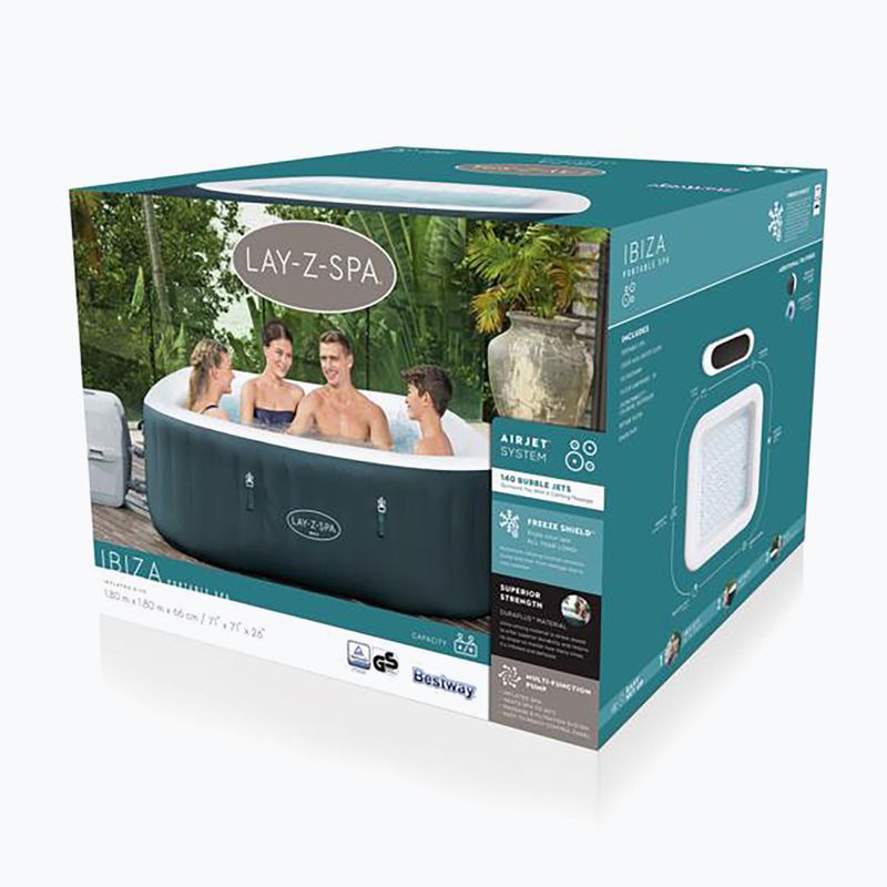 Bestway Lay-Z-Spa Ibiza aufblasbarer Pool mit Hydromassage 60015 2