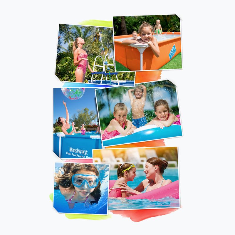 Bestway Power Steel Oval Pool Set 610 x 366 cm braun 10