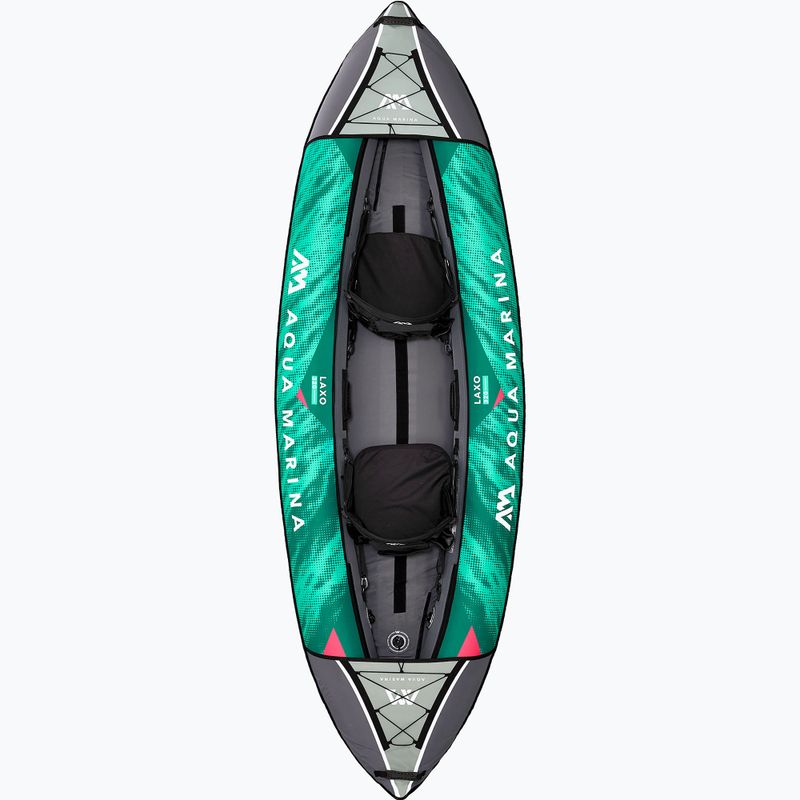 Aqua Marina Recreational Kayak grün Laxo-320 2-Personen aufblasbares 10'6″ Kajak 2