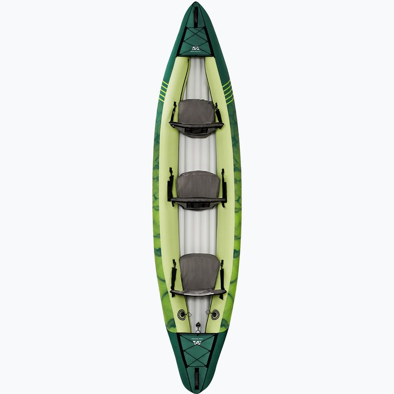 Aqua Marina Recreational Canoe grün Ripple-370 3-Personen aufblasbares 12'2  Kajak 2