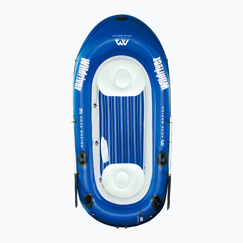 3-Personen Schlauchboot z silnikiem Aqua Marina Wildriver blue