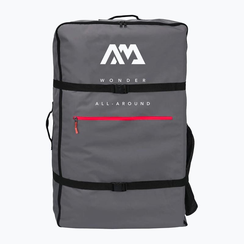 Aqua Marina Tomahawk grau Air-K 375 aufblasbares 1-Personen-Kajak 12'4″ 9