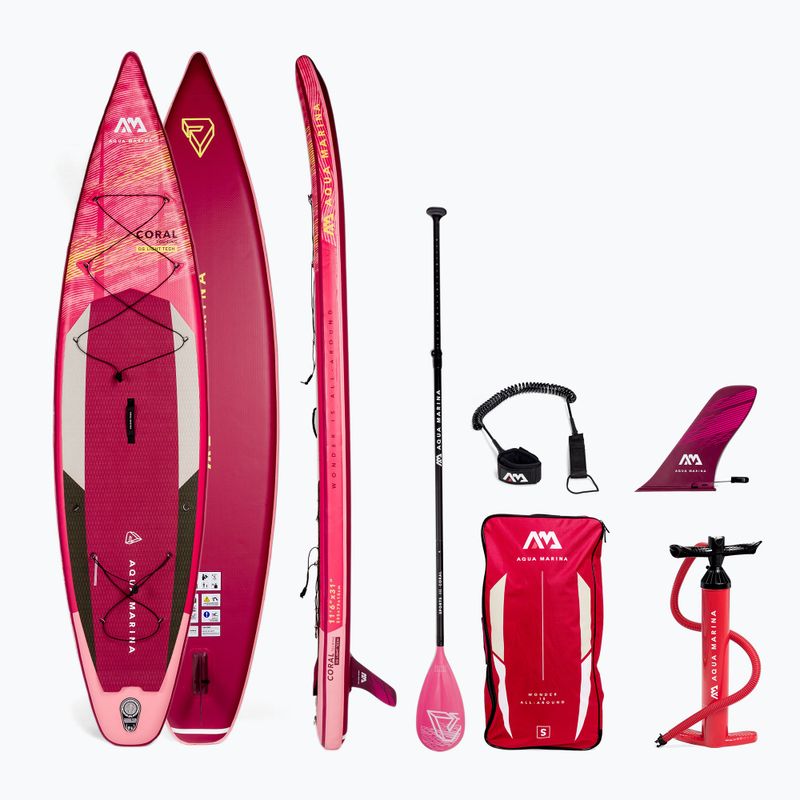 Aqua Marina Coral Touring SUP Brett 3.5m rosa BT-22CTP