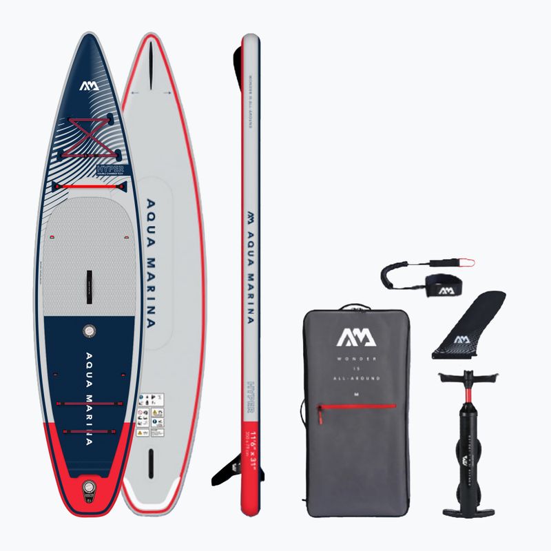 Aqua Marina Hyper 11'6" SUP Brett grau BT-23HY01