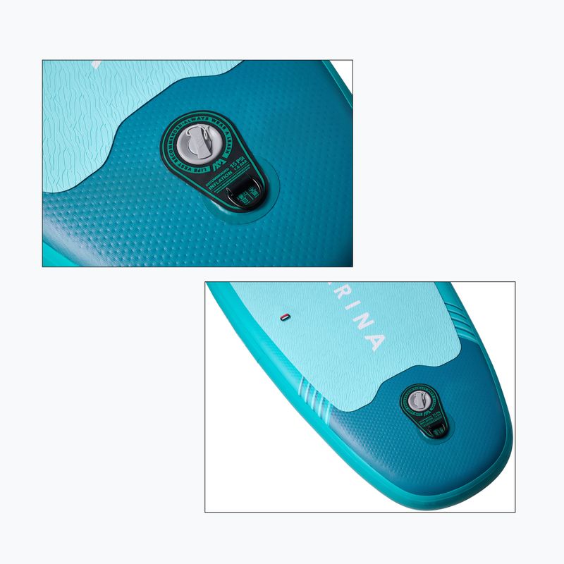 SUP-Board Aqua Marina Breeze All-around iSUP 9ʼ10" silver tree 9