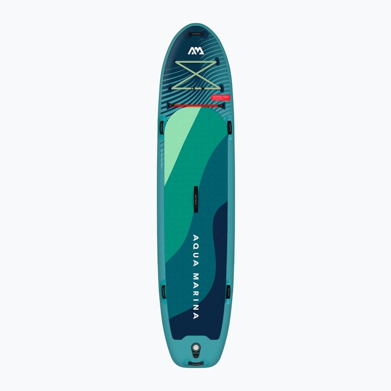 Aufblasbares Set SUP-Board Aqua Marina Super Trip Essential 12'6" dark green 2