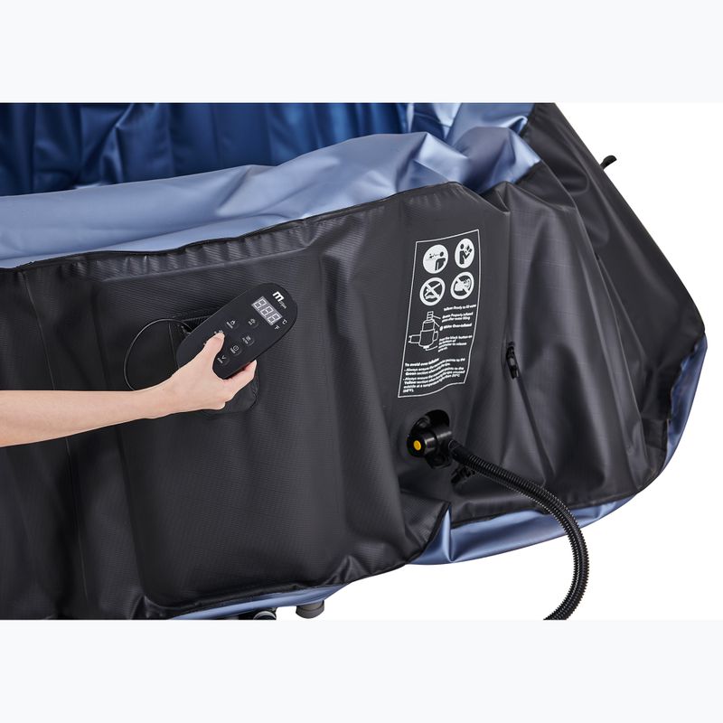 Pool mit Hydromassage 6-Personen MSpa Comfort Bergen grau anthrazit 6