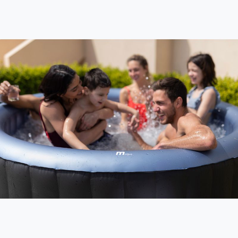 Pool mit Hydromassage 6-Personen MSpa Comfort Bergen grau anthrazit 16