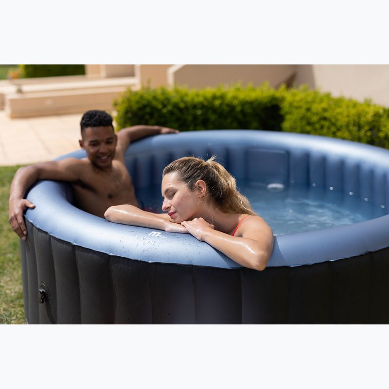 Pool mit Hydromassage 6-Personen MSpa Comfort Bergen grau anthrazit 17