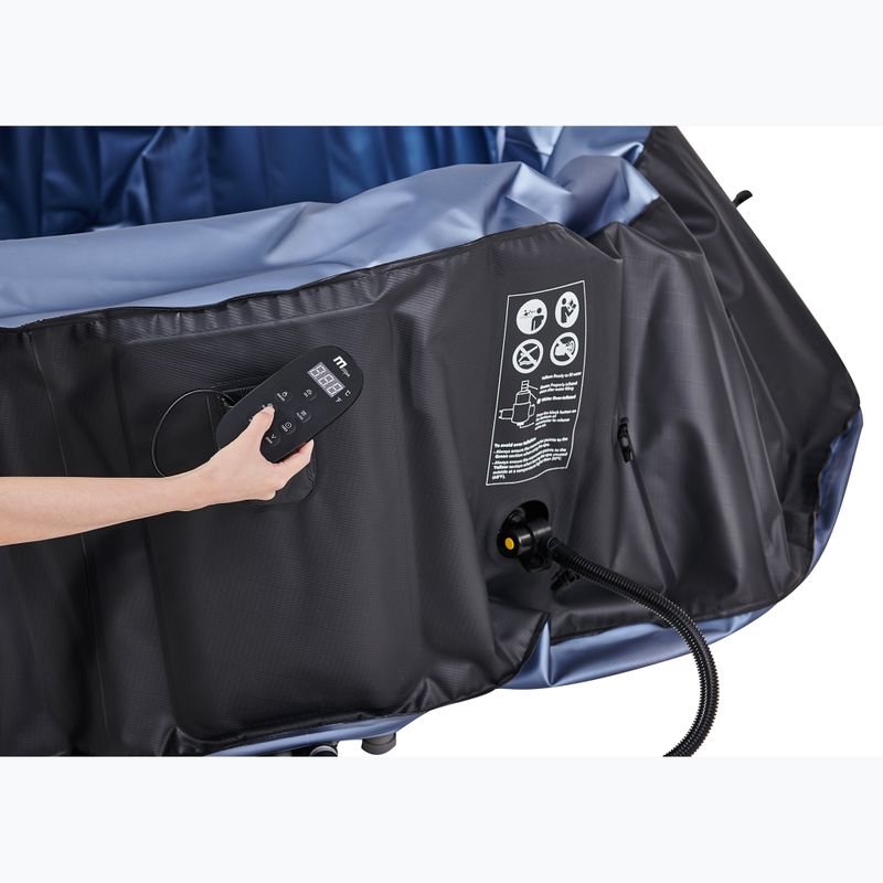 Pool mit Hydromassage 8-Personen MSpa Comfort Bergen grau anthrazit 6