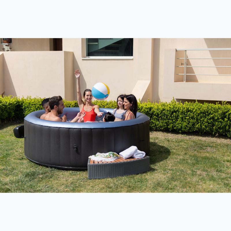 Pool mit Hydromassage 8-Personen MSpa Comfort Bergen grau anthrazit 15