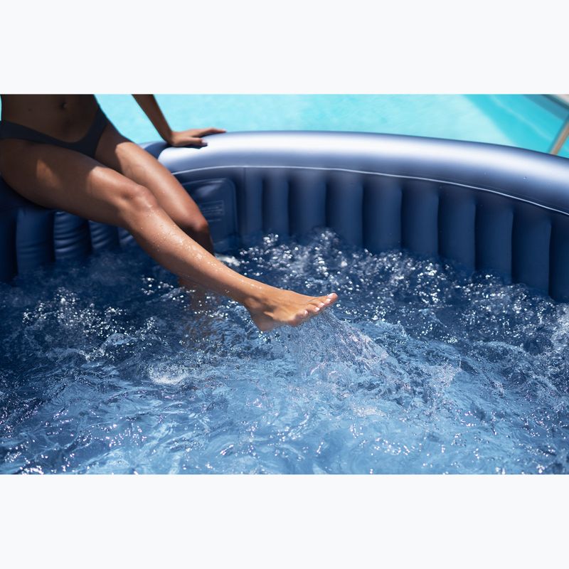 Pool mit Hydromassage 8-Personen MSpa Comfort Bergen grau anthrazit 19