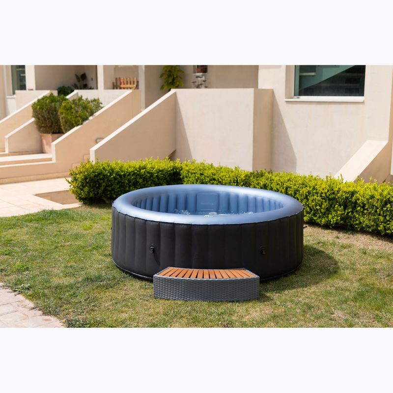 Pool mit Hydromassage 8-Personen MSpa Comfort Bergen grau anthrazit 22