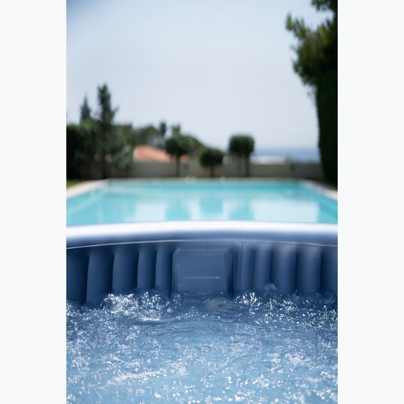 Pool mit Hydromassage 8-Personen MSpa Comfort Bergen grau anthrazit 23