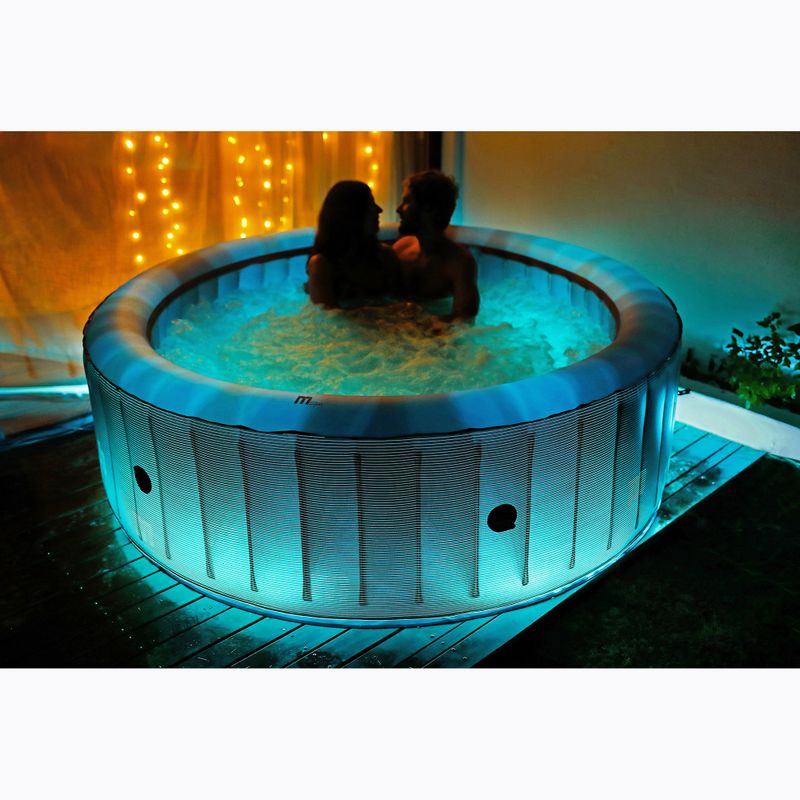 Pool mit Hydromassage 6-Personen MSpa Comfort Starry grau anthrazit 18