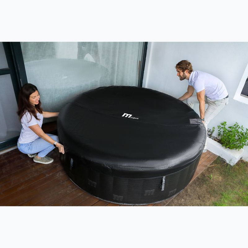 Pool mit Hydromassage 6-Personen MSpa Comfort Starry grau anthrazit 23