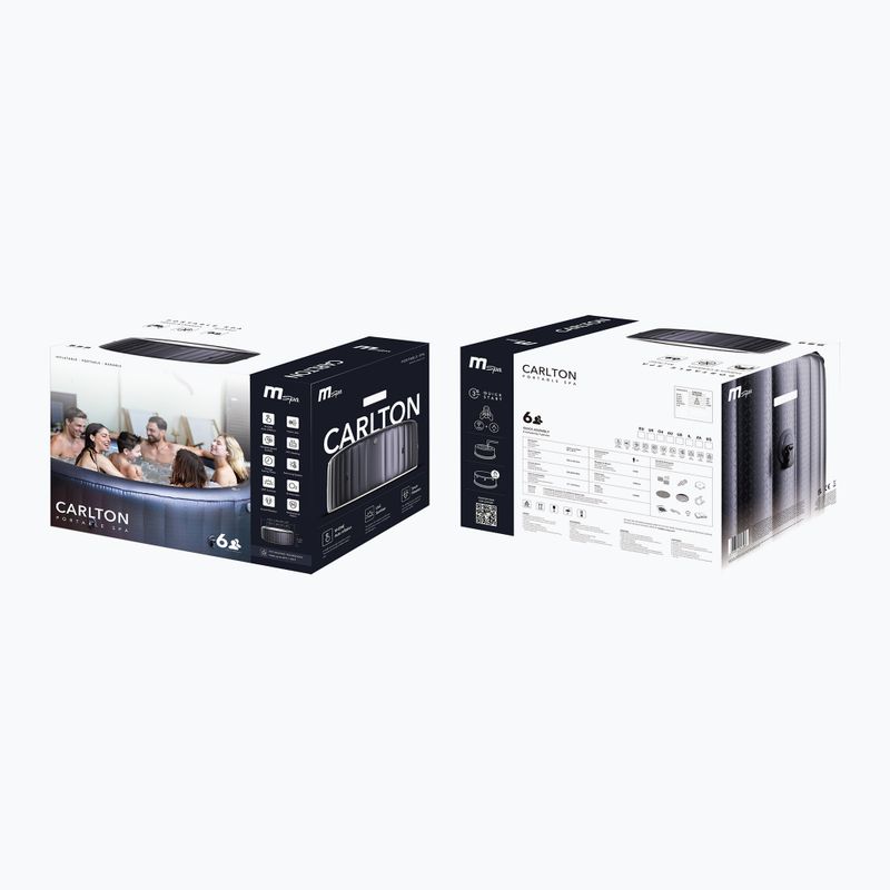 Pool mit Hydromassage 6-Personen MSpa Muse Jet Carlton astral night 18