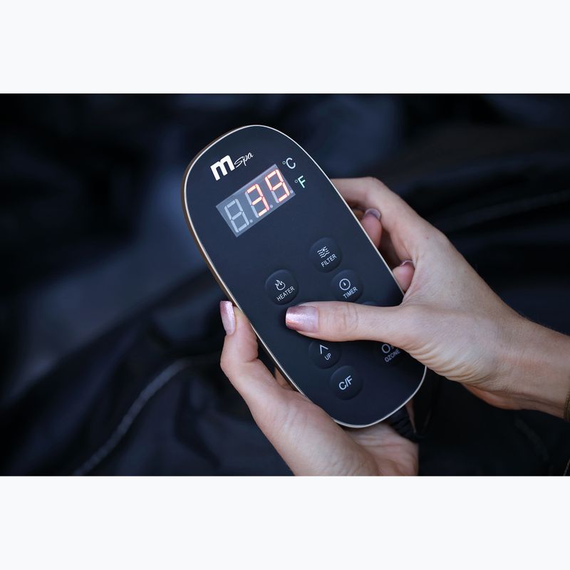 Pool mit Hydromassage 6-Personen MSpa Premium Super Camaro schwarz 21