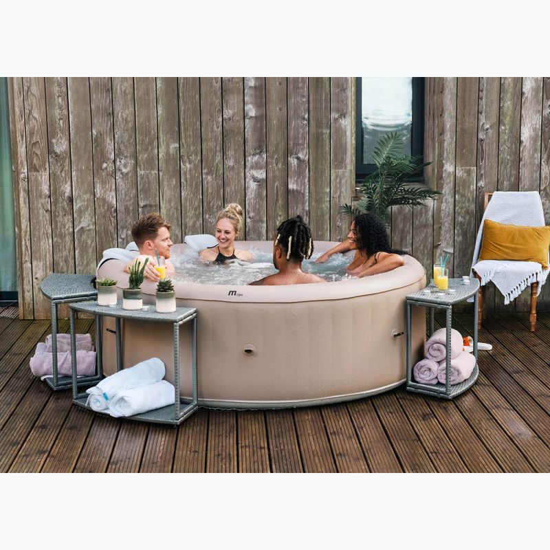 Pool mit Hydromassage 8-Personen MSpa Urban Bristol Max mocha 19