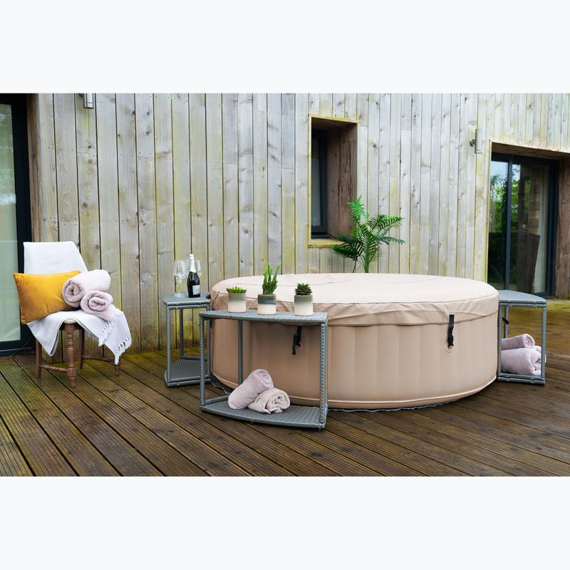 Pool mit Hydromassage 8-Personen MSpa Urban Bristol Max mocha 25