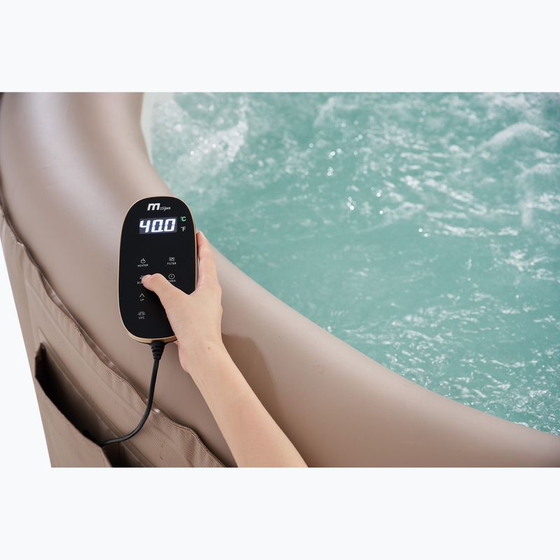 Pool mit Hydromassage 8-Personen MSpa Urban Bristol Max mocha 28