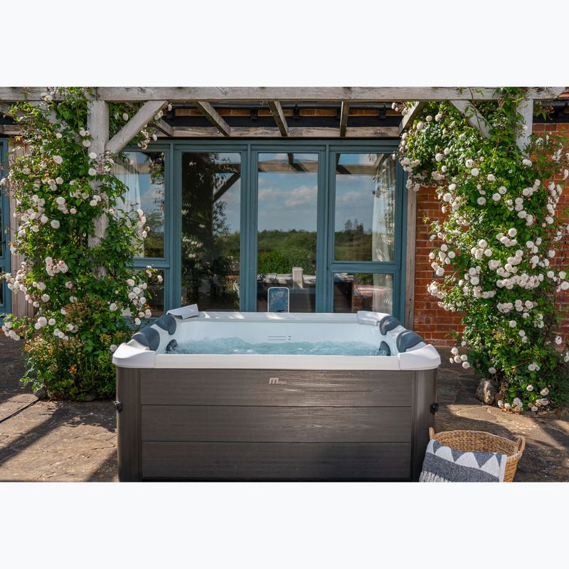 Pool mit Hydromassage 6-Personen MSpa Frame Oslo cool grey 25