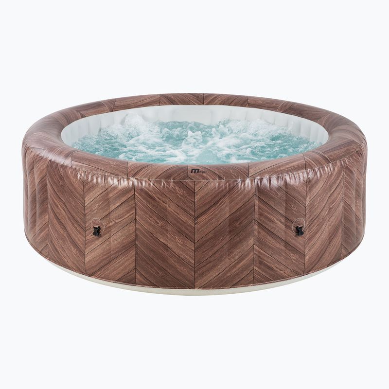 Pool mit Hydromassage 6-Personen MSpa Comfort Fermo Holzmaserung 5