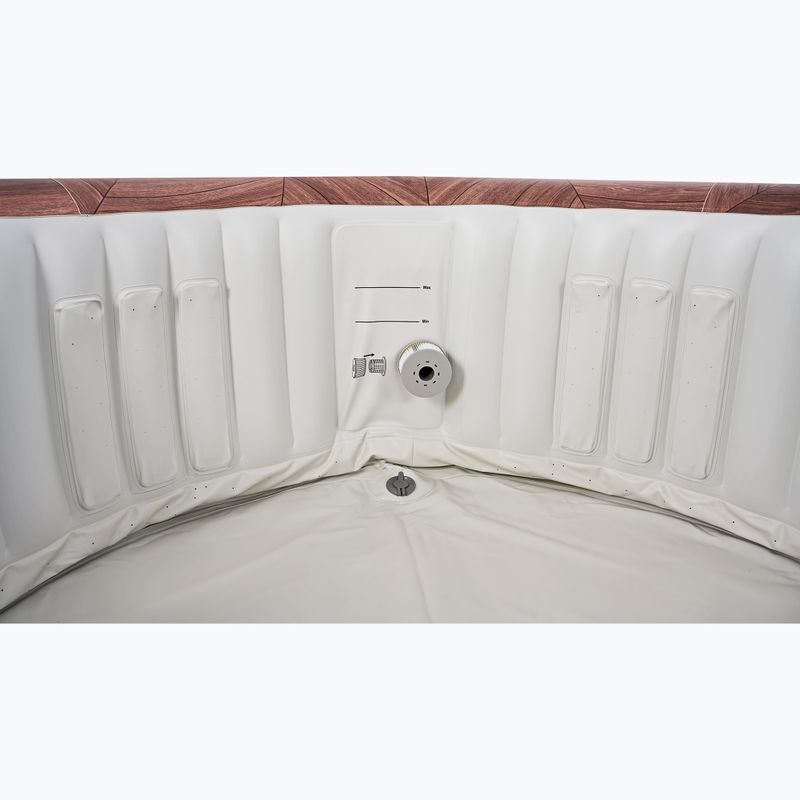 Pool mit Hydromassage 6-Personen MSpa Comfort Fermo Holzmaserung 6