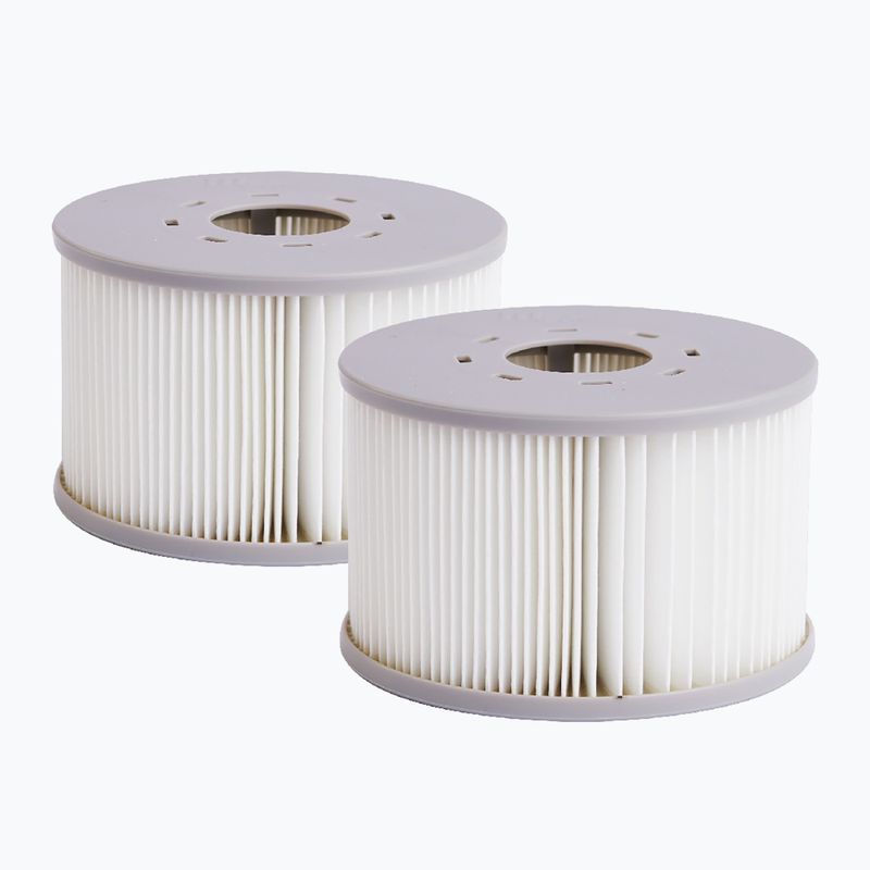 Pool mit Hydromassage 6-Personen MSpa Comfort Fermo Holzmaserung 9