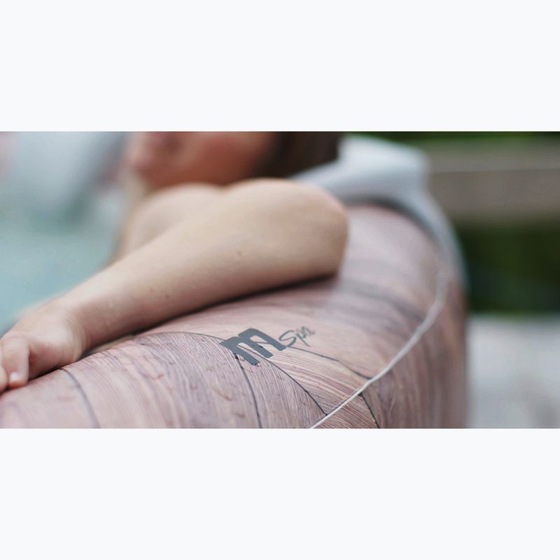 Pool mit Hydromassage 6-Personen MSpa Comfort Fermo Holzmaserung 19