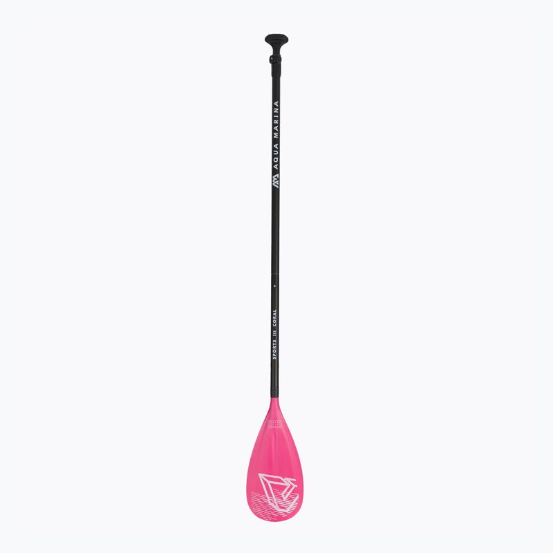 SUP Paddel 3 Stück Aqua Marina SPORTS III CORAL schwarz/rosa B0303624