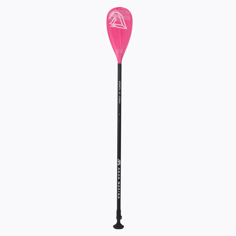 SUP Paddel 3 Stück Aqua Marina SPORTS III CORAL schwarz/rosa B0303624 2