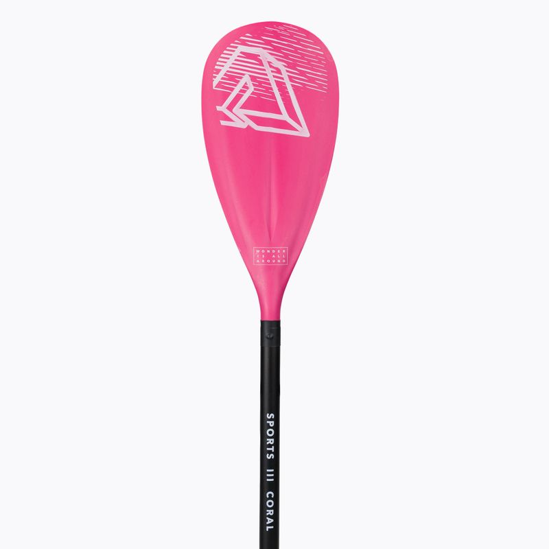 SUP Paddel 3 Stück Aqua Marina SPORTS III CORAL schwarz/rosa B0303624 5
