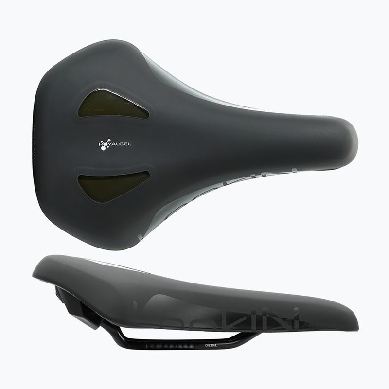 Herren Gel Fahrradsattel Selle Royal Lookin Basic Moderate 60st. schwarz A237HR0A08014 6