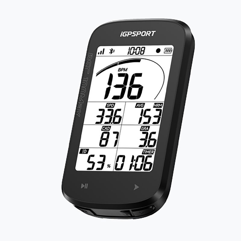 Fahrradtacho iGPSport GPS BSC100 Max black 2