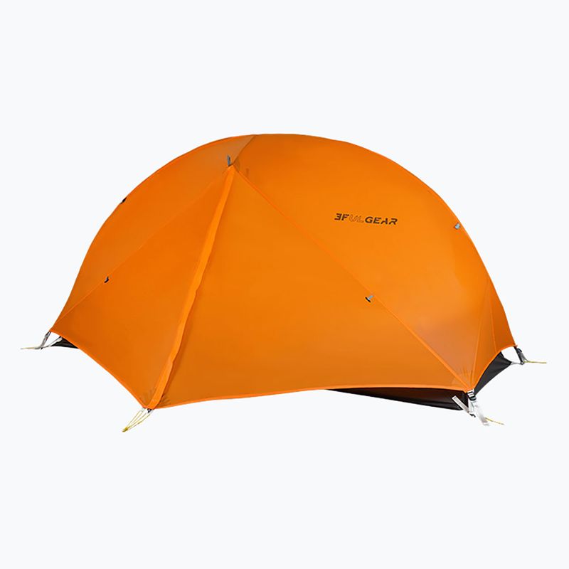 Trekkingzelt für 1 Person 3F UL Piaoyun Solo 15D Silikon Orange