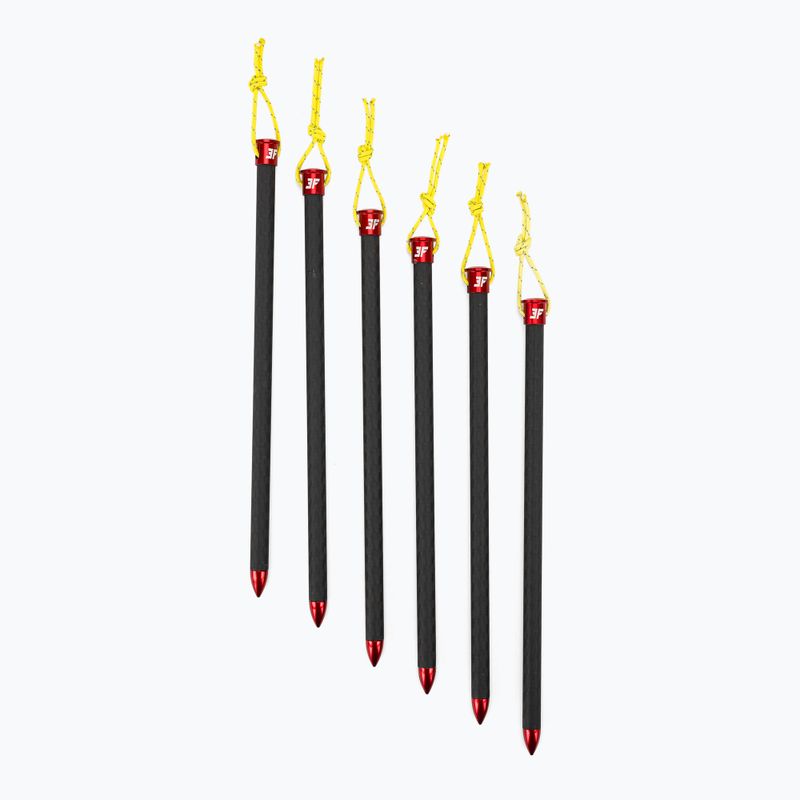 Zeltnägel 3F UL Carbon Long Black