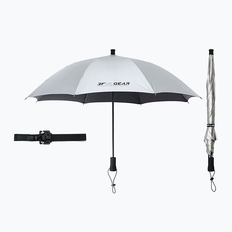 Taschenschirm 3F UL Trekking Umbrella Silver