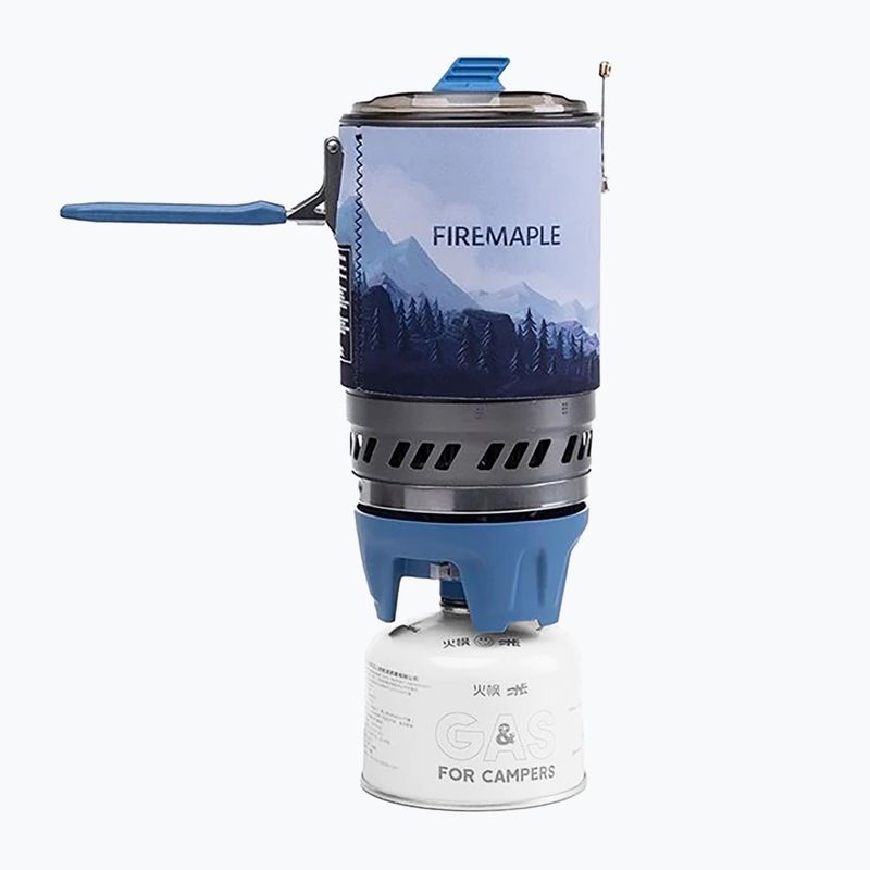 Fire-Maple FMS-X5 Polaris Kochsystem Tourist Stove + Topf blau 2