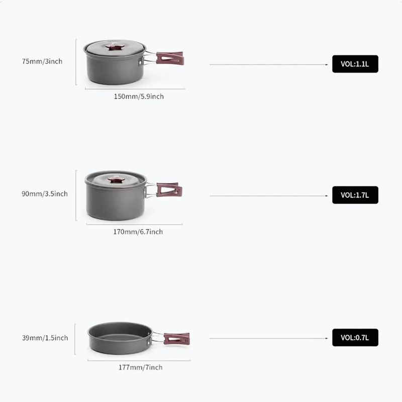 Camping-Geschirr-Set Fire-Maple FMC-202 3