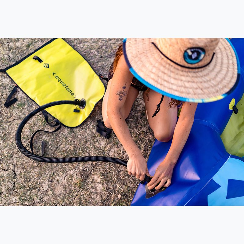 Aufblasbares 1-Personen-Kajak Aquatone Bee Inflatable Pack Raft 7'3" 221 cm 19