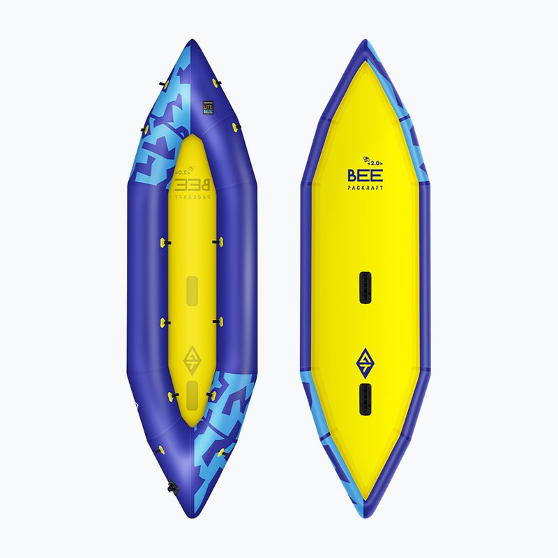 Aufblasbares 2-Personen-Kajak Aquatone Bee Inflatable Pack Raft 11'8" 356 cm 2