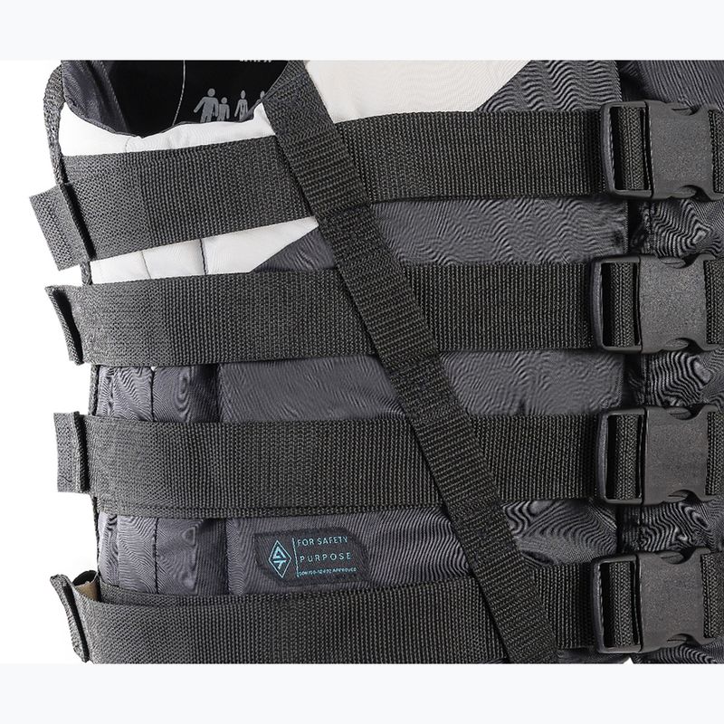 Aquatone Select Sicherheitsweste schwarz/weiss 4